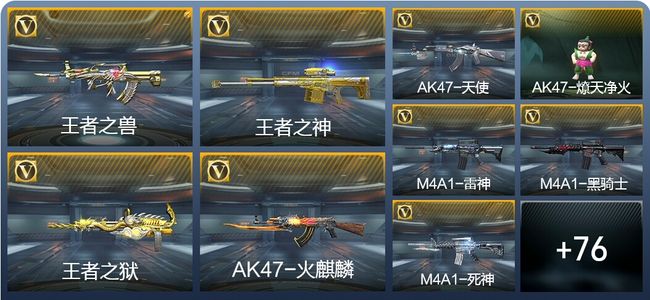 穿越火线：枪战王者V4 3王者武器 85英雄武器 3英雄角色 159万化 专家