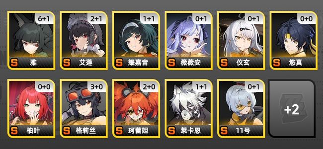绝区零36黄 28角色黄 13S角色 8S音擎 6S邦布 男主 56