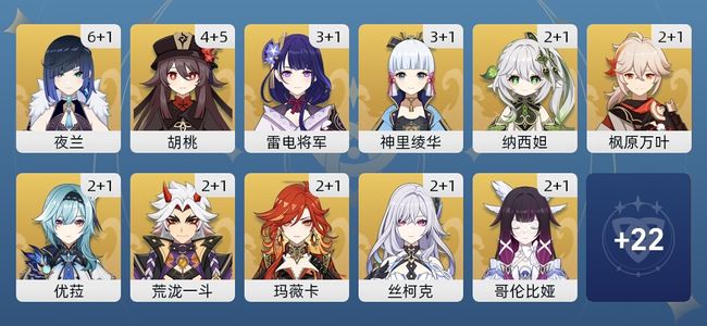 原神123黄 93角色黄 30武器黄 33五星角色 23五星武器 男主 60级