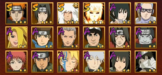 火影忍者V1 4S忍 14A忍 58忍 445S碎片 10通灵 200W战力 上忍