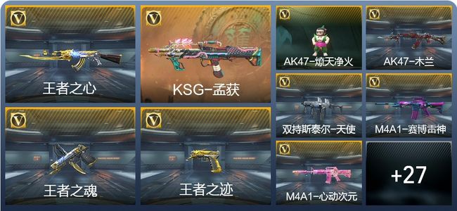 穿越火线：枪战王者3王者武器 54英雄武器 2英雄角色 53万化 枪皇SSS