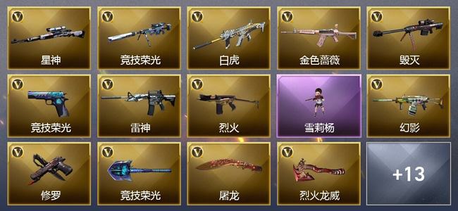 穿越火线（CF）20V武器 2V角色 4皮肤 可排位 枪王