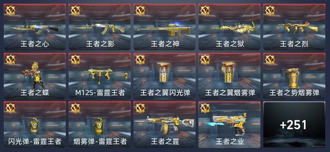 穿越火线：枪战王者V4 21王者 258英雄武器 7英雄角色 433万化 专家S