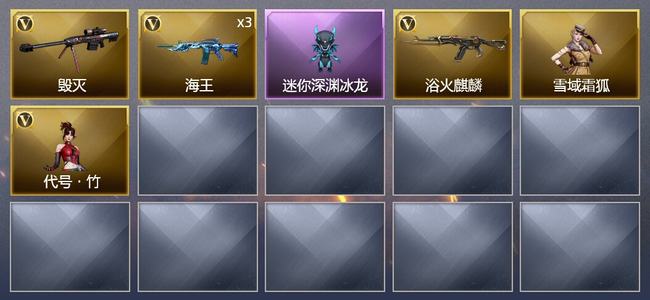 穿越火线（CF）4V武器 1V角色 5皮肤 可排位 大师