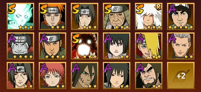 火影忍者V7 6S忍 13A忍 84忍 1011S碎片 17通灵 600W战力 前500名 中忍