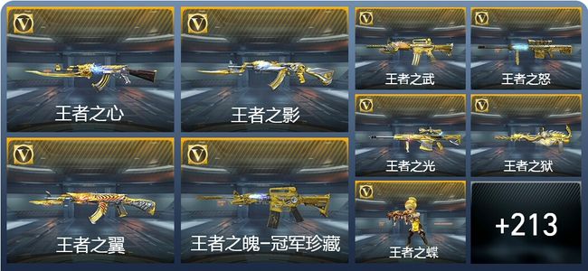 穿越火线：枪战王者V8 28王者武器 222英雄武器 5英雄角色 400万化 新锐