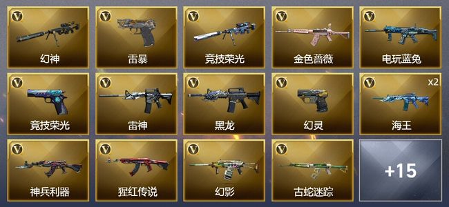 穿越火线（CF）36V武器 2V角色 6皮肤 可排位 传奇