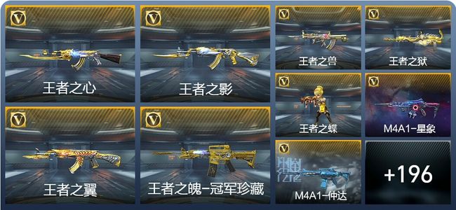 穿越火线：枪战王者17王者武器 205英雄武器 8英雄角色 465万化 大师SS