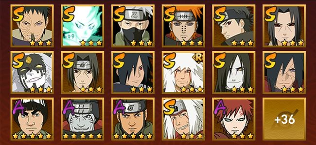 火影忍者V12 14S忍 39A忍 173忍 1879S碎片 15通灵 600W战力 前1000名 上忍