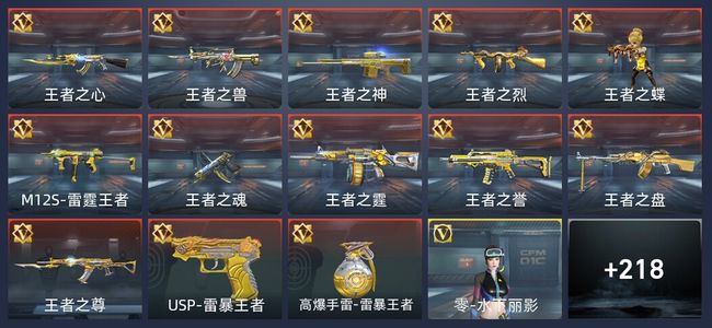 穿越火线：枪战王者V3 13王者 227英雄武器 7英雄角色 203万化 传奇