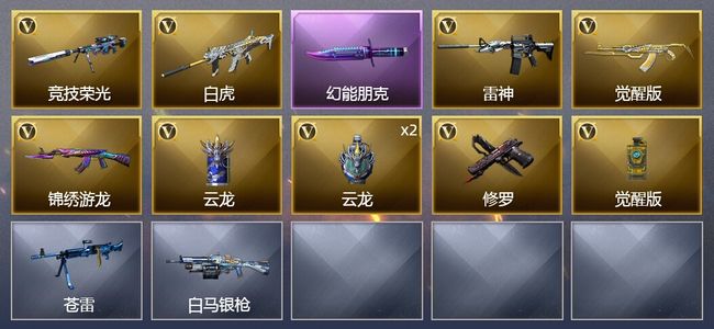 穿越火线（CF）10V武器 3皮肤 可排位 新锐
