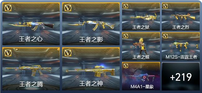 穿越火线：枪战王者V8 24王者武器 260英雄武器 8英雄角色 536万化 枪皇SS