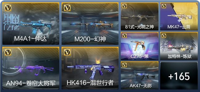 穿越火线：枪战王者V5 2王者武器 195英雄武器 8英雄角色 362万化 枪王SSS