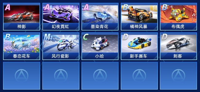 QQ飞车手游V6 3永久A车 10永久赛车 4宠物 女号 黄金