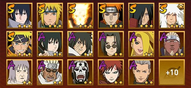 火影忍者V7 7S忍 20A忍 106忍 921S碎片 13通灵 500W战力 中忍