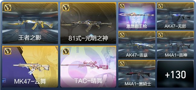 穿越火线：枪战王者V2 2王者武器 153英雄武器 2英雄角色 196万化 专家S