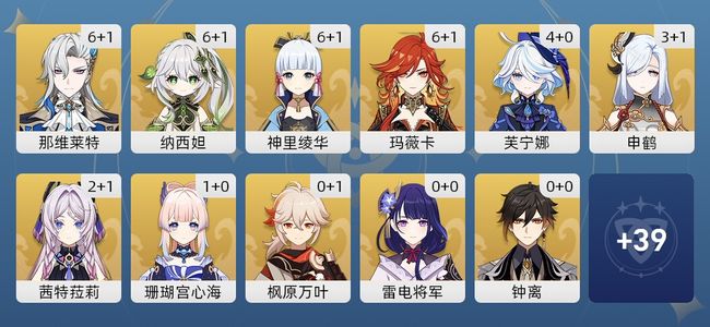 原神90黄 78角色黄 12武器黄 23五星角色 12五星武器 女主 60级