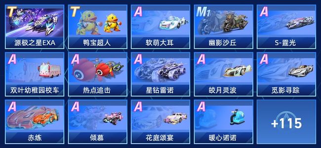 QQ飞车手游V9 2永久T车 79永久A车 129永久赛车 60宠物 男号 星耀
