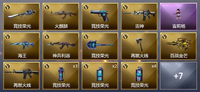 穿越火线（CF）21V武器 1V角色 1皮肤 可排位 新锐