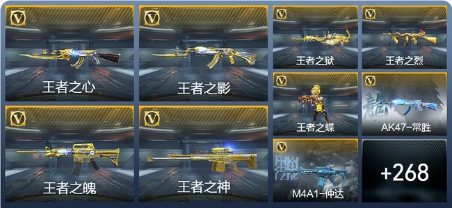 穿越火线：枪战王者V8 13王者武器 299英雄武器 10英雄角色 438万化 传奇