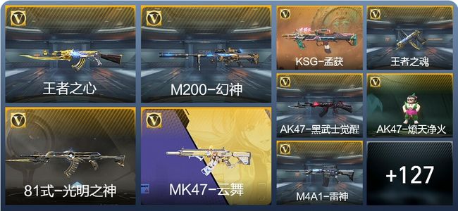 穿越火线：枪战王者V2 2王者武器 136英雄武器 6英雄角色 180万化 专家S