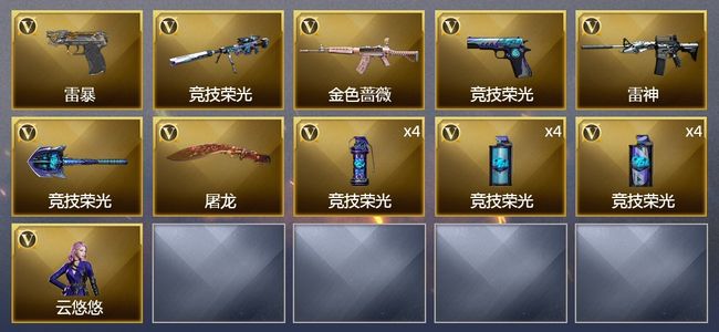 穿越火线（CF）19V武器 1V角色 2皮肤 不可排位 宗师