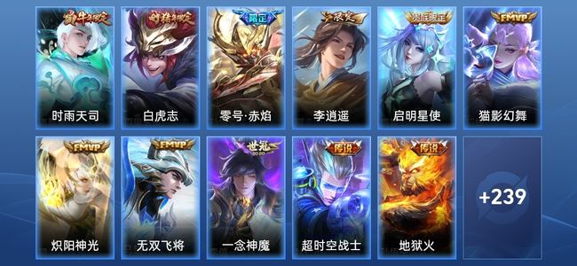 王者荣耀V8 11传说 77史诗 250皮肤 121英雄 尊贵铂金I