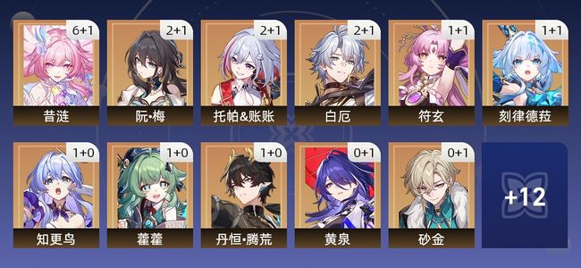 崩坏：星穹铁道95黄 52角色黄 43光锥黄 23五星角色 22五星光锥 70级 女主