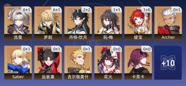 崩坏：星穹铁道94黄 51角色黄 43光锥黄 21五星角色 20五星光锥 70级 女主