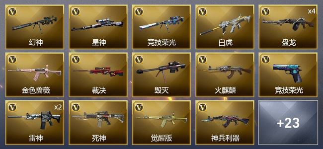 穿越火线（CF）42V武器 1V角色 12皮肤 可排位 枪王