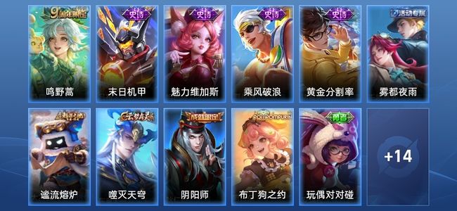 王者荣耀1传说 4史诗 27皮肤 38英雄 最强王者