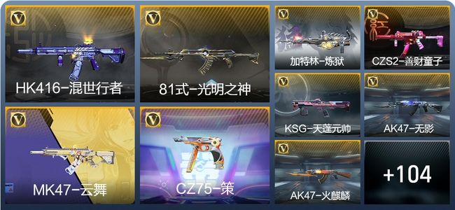 穿越火线：枪战王者113英雄武器 6英雄角色 207万化 精英