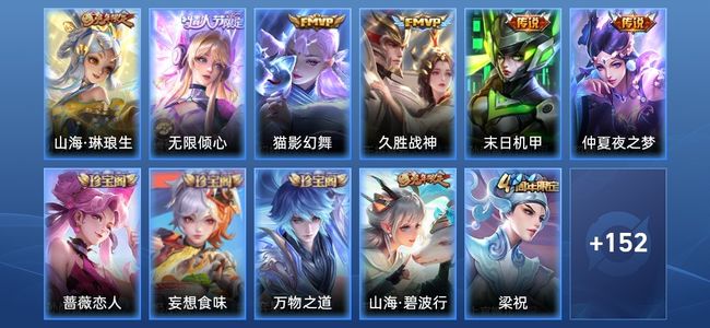 王者荣耀V4 6传说 42史诗 166皮肤 121英雄 至尊星耀I