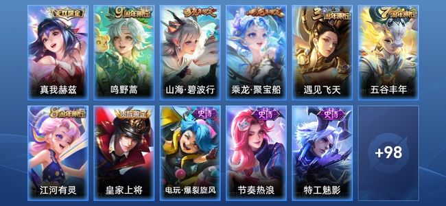 王者荣耀V5 1传说 24史诗 110皮肤 122英雄 至尊星耀I