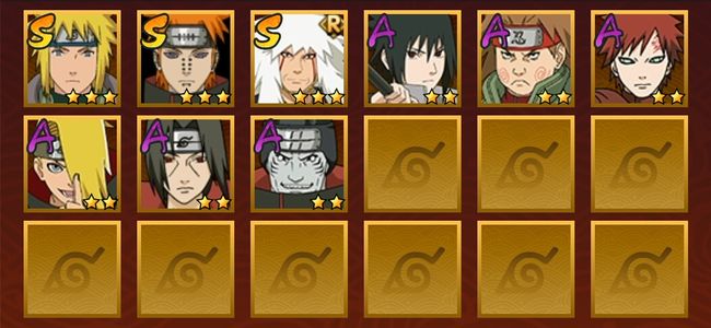 火影忍者V5 3S忍 6A忍 44忍 469S碎片 8通灵 100W内战力 见习