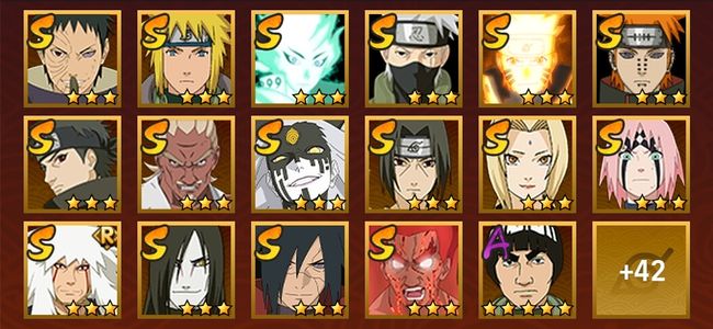 火影忍者V11 21S忍 38A忍 175忍 2652S碎片 19通灵 1000W战力 前500名 上忍