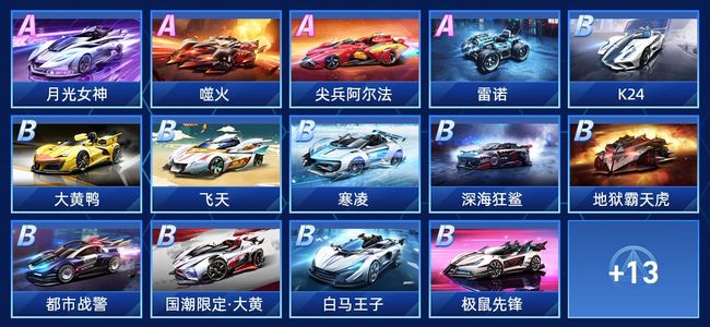 QQ飞车手游V6 4永久A车 27永久赛车 9宠物 男号 黄金