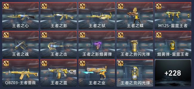 穿越火线：枪战王者V8 17王者 237英雄武器 5英雄角色 381万化 新锐