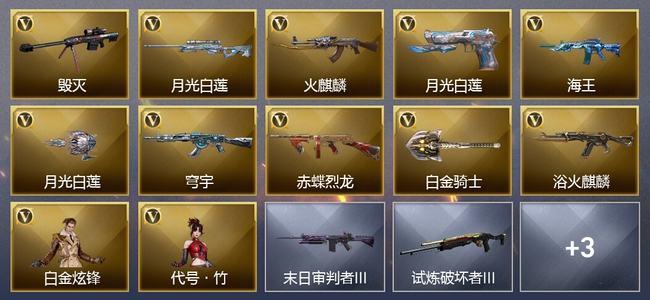 穿越火线（CF）7V武器 2V角色 1皮肤 可排位 专家