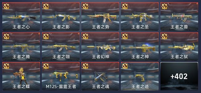 穿越火线：枪战王者46王者 394英雄武器 22英雄角色 323万化 枪王SS