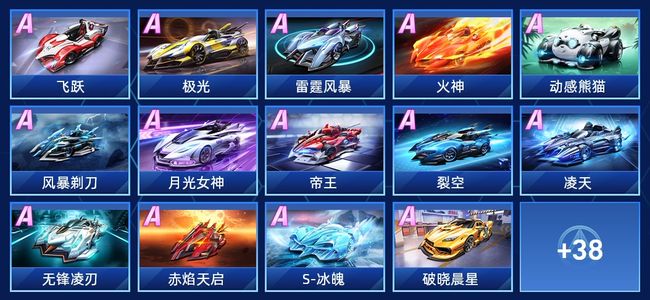 QQ飞车手游V7 21永久A车 52永久赛车 20宠物 女号 黄金