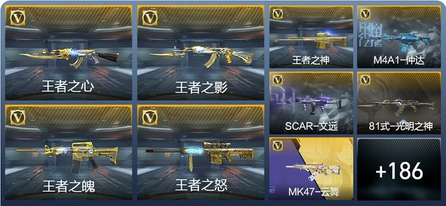 穿越火线：枪战王者V8 11王者武器 202英雄武器 6英雄角色 408万化 枪皇S