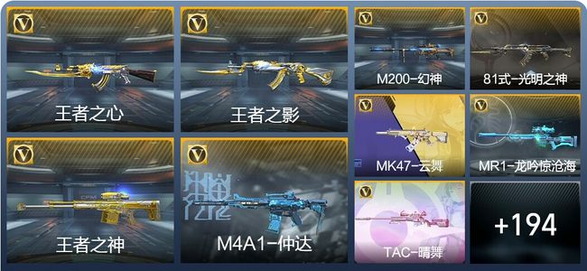 穿越火线：枪战王者V5 6王者武器 203英雄武器 6英雄角色 301万化 枪圣