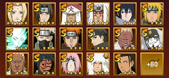 火影忍者V14 27S忍 71A忍 317忍 3868S碎片 40通灵 2000W战力 前10名 影级