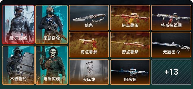 三角洲行动总资产28.9M 5干员外观 1近战 20传说枪械 烽火：钻石 战场：无军衔