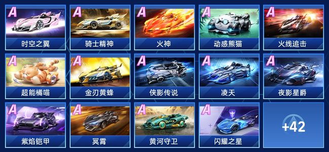 QQ飞车手游V5 22永久A车 56永久赛车 23宠物 女号 星耀