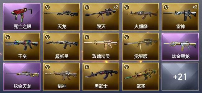 穿越火线（CF）2炫金武器 35V武器 4V角色 3皮肤 可排位 专家