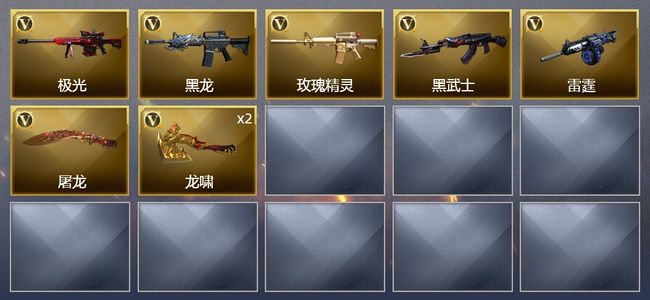 穿越火线（CF）8V武器 6皮肤 可排位 专家