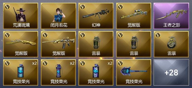 穿越火线（CF）4王者武器 43V武器 1V角色 15皮肤 可排位 新锐