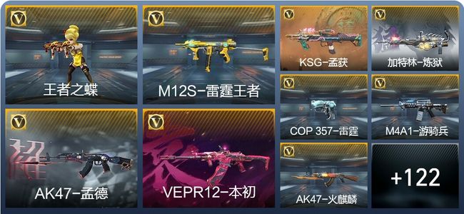 穿越火线：枪战王者5王者武器 131英雄武器 5英雄角色 118万化 专家S